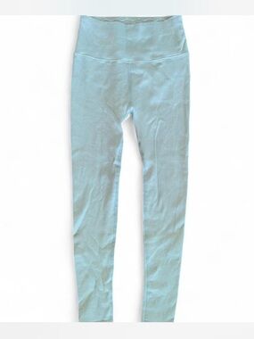 Spiritual GangsterM L Light Green Ribbed High Waisted Compression Leggings Yoga